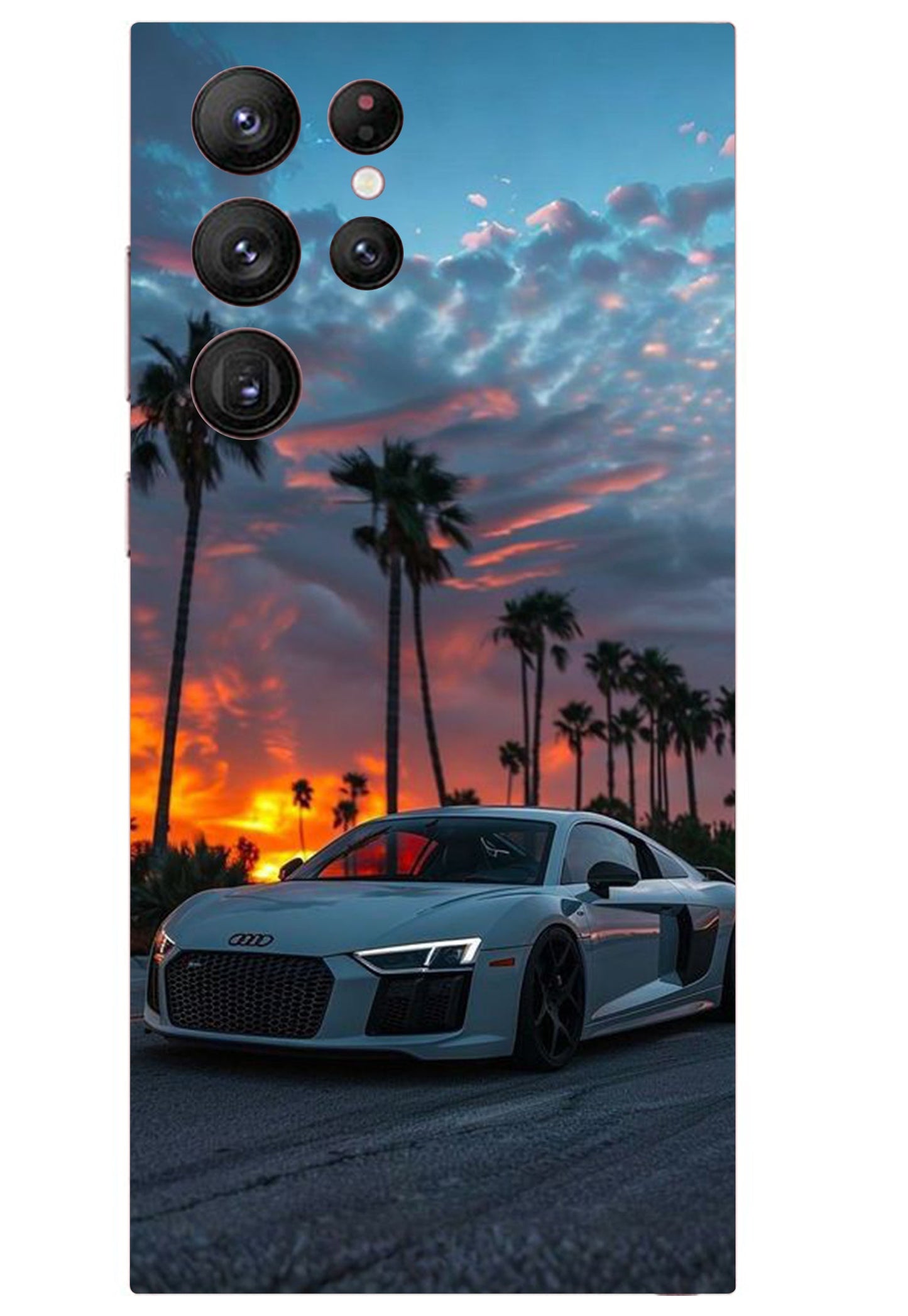 Audi Sun Set Design Mobile Skin 3M Material