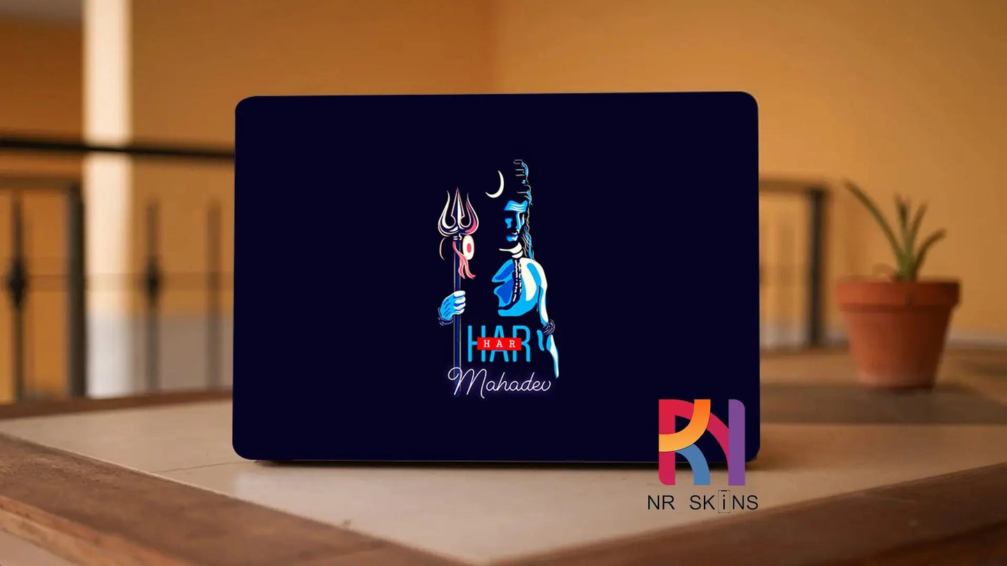 Har Har Mahadev Laptop 6D Skin