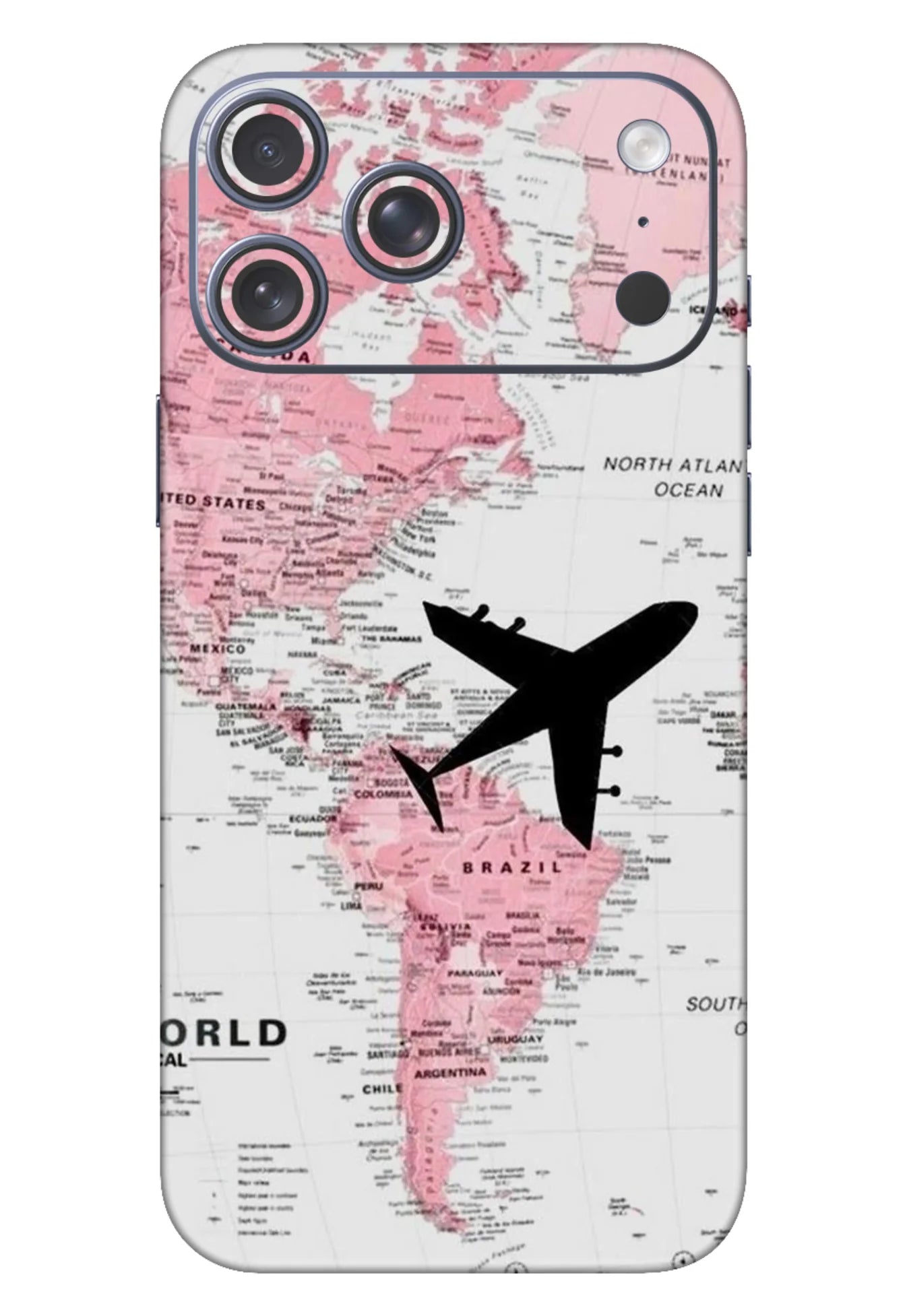 Wolrd Map Mobile Limited Edition (Transperent Skin)