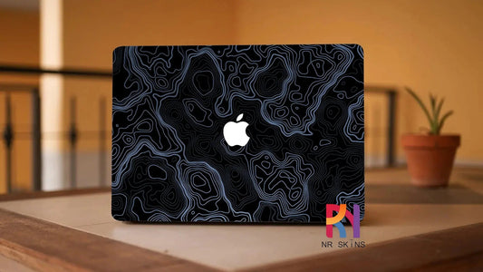 White Strip Laptop 6D Skin