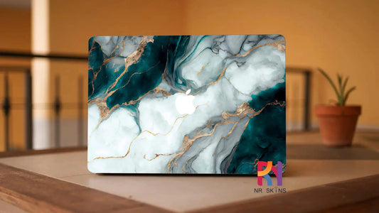 Green Marble Laptop 6D Skin