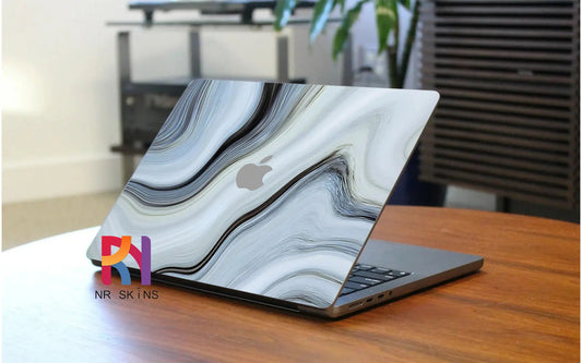 White Marble Laptop 6D Skin
